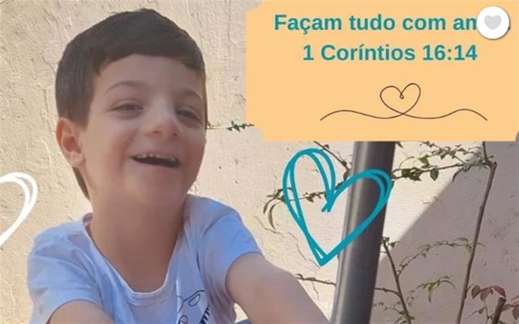 Campanha pede ajuda para Gui, 5 anos, manter terapias em Marília