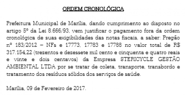 Cidade faz acordo, pagamento e retoma coleta de lixo hospitalar