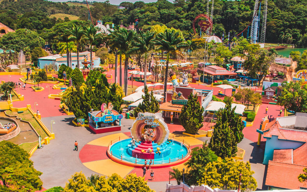 O parque está com um protocolo que permite apenas 40% da capacidade sem o funcionamento de algumas atrações. Foto: Divulgação