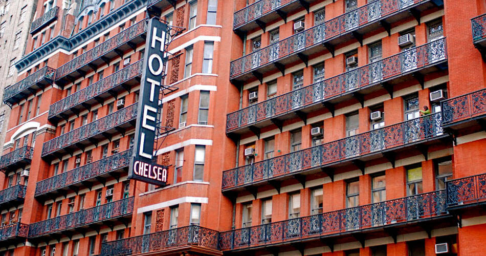 Chelsea Hotel, em Nova York. Foto: Reprodução