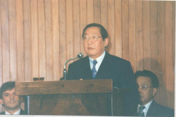 Toshimiti Sasazaki, ex-presiente das Indústrias Sasazaki, em foto de acervo da Câmara de Marília