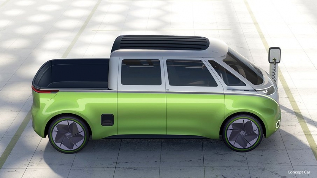 Volkswagen mostra protótipo da nova Kombi elétrica em versão picape