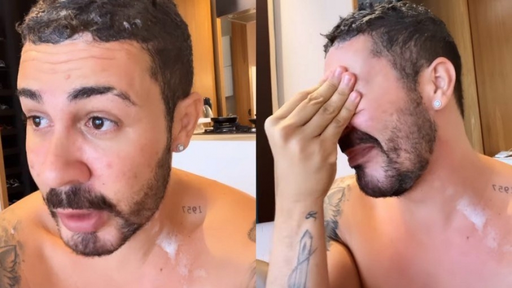 Carlinhos Maia vaza nude durante vídeo: "Tô morto de vergonha" Carlinhos Maia vaza nude durante vídeo: "Tô morto de vergonha"