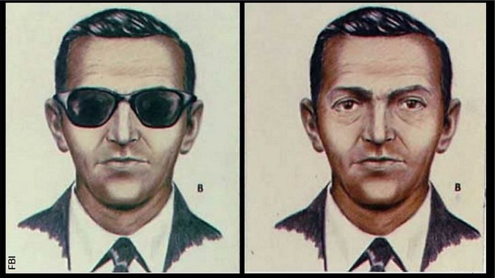 Ilustração de D.B. Cooper
