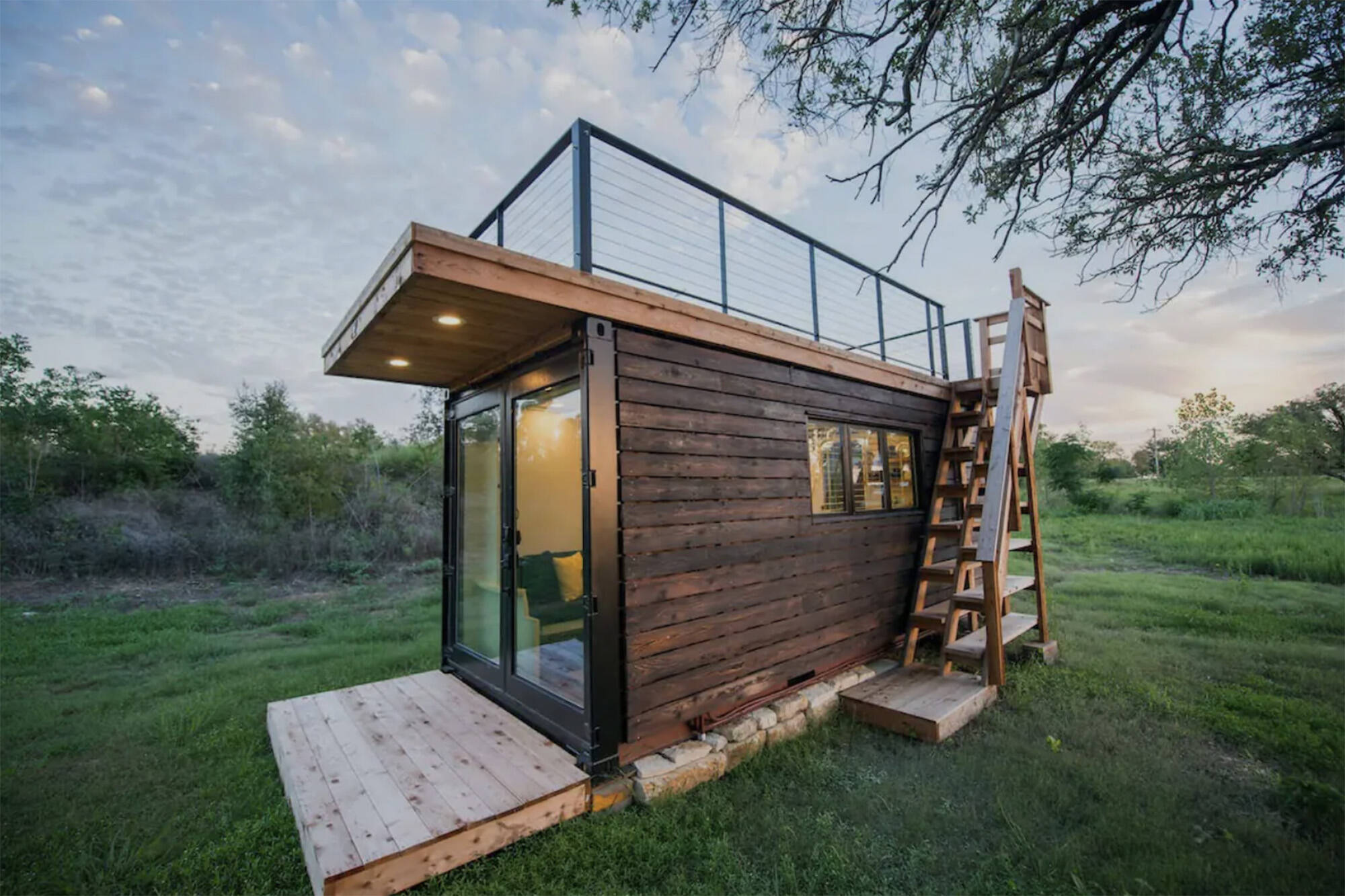 Yellow and Blue Tiny House, Waco, Texas. Foto: Reprodução/Airbnb