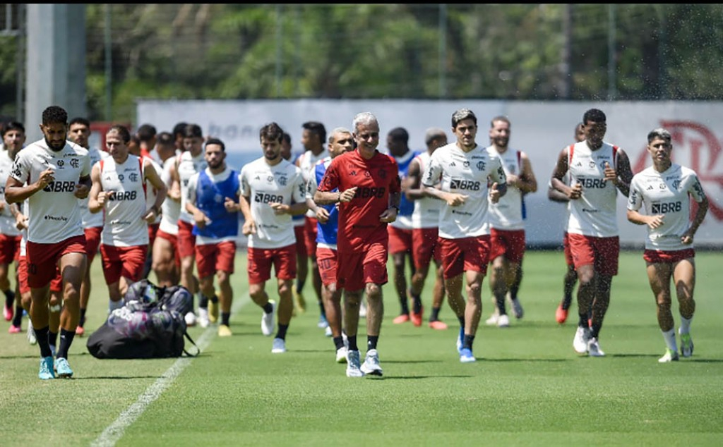 Flamengo termina preparação para enfrentar o Grêmio pelo Brasileirão