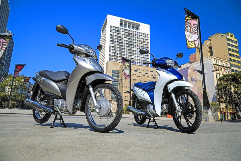 Honda Biz 125 e Biz 110i 2022. Foto: Divulgação