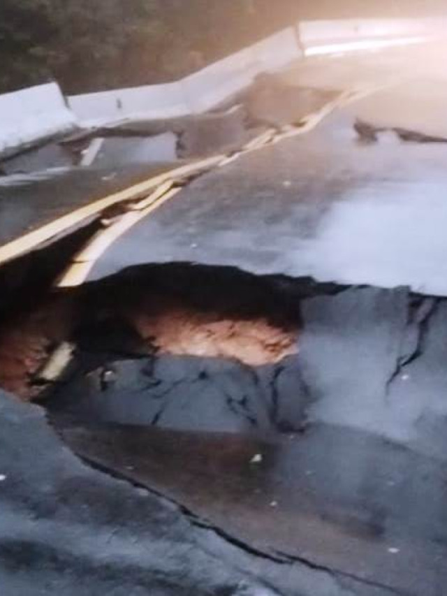 Chuva causa deslizamentos,  morte e fecha rodovias no litoral de SP
