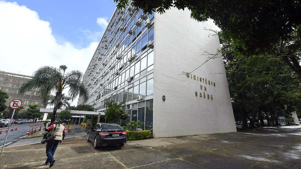 Fachada do Ministério da Saúde