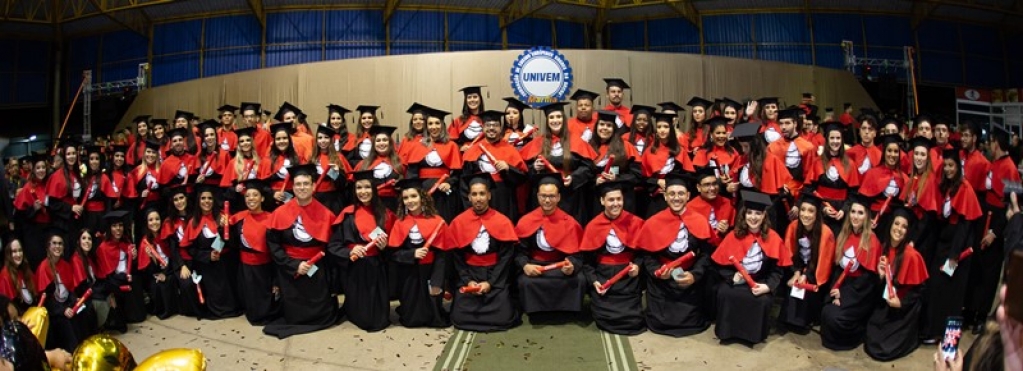 Formatura da Turma LII de Direito, um dos cursos mais tradicionais do UNIVEM, hoje com ‘olhar’ digital