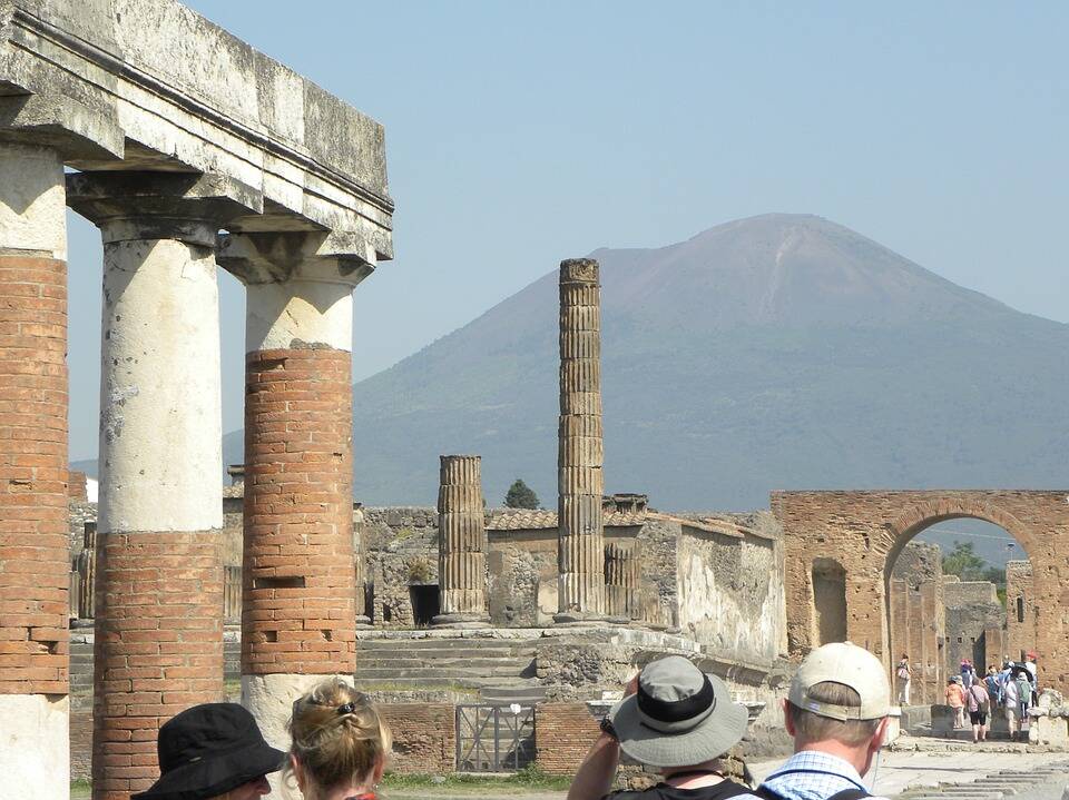 As ruínas de Pompeia são ricas em história . Foto: Pixabay