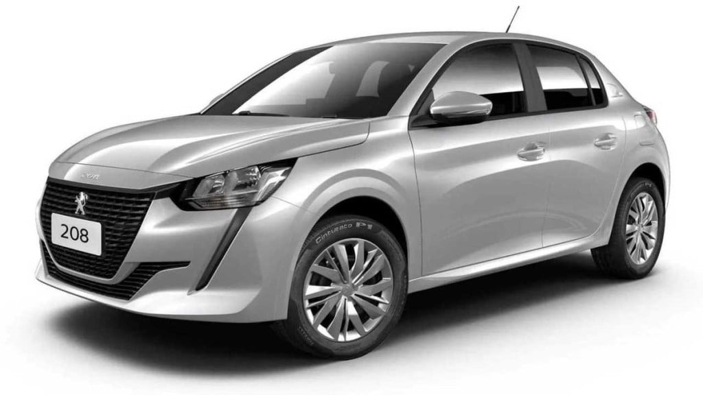 Divulgação Peugeot 208 Like é equipado com motor 1.0 de três cilindros e câmbio manual de cinco marchas