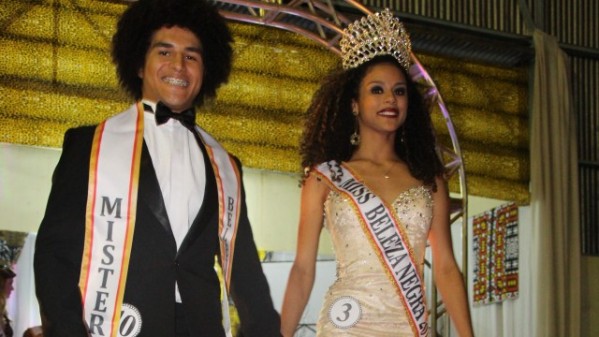 Diego e Flávia, mister e miss beleza negra de Marília 2015 – Divulgação