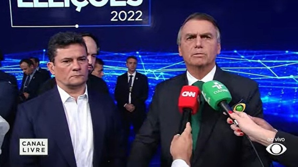 Moro participa pela primeira vez de programa eleitoral de Bolsonaro