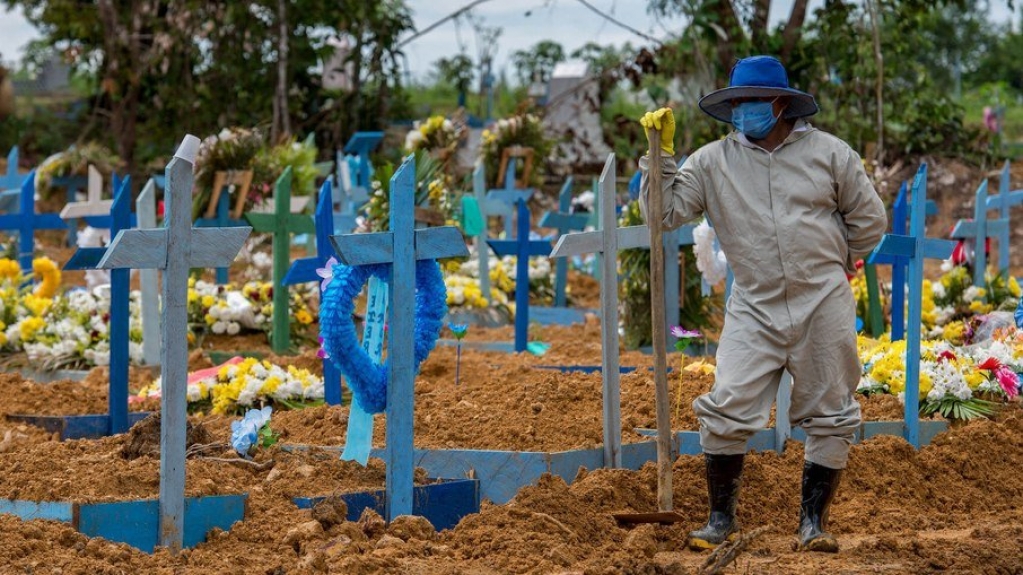 Brasil registra mais de 1.500 mortes pela Covid-19 nas últimas 24 horas