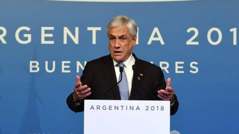 Reprodução/Governo do Chile Ex-presidente chileno Sebastián Piñera morre em acidente de helicóptero