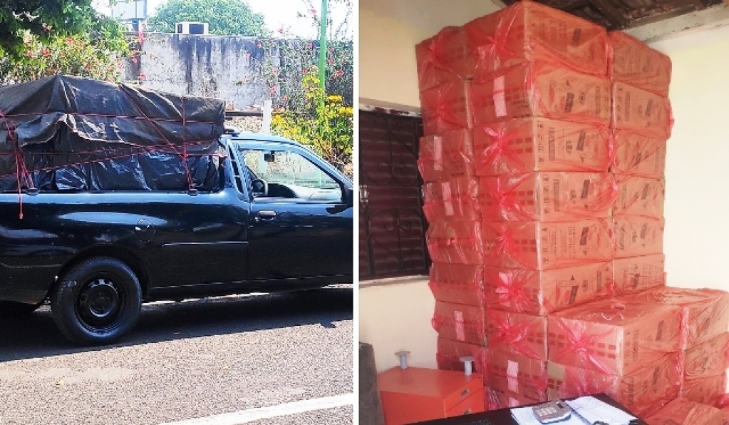Polícia descobre depósito e apreende 43 mil maços de cigarros em Marília