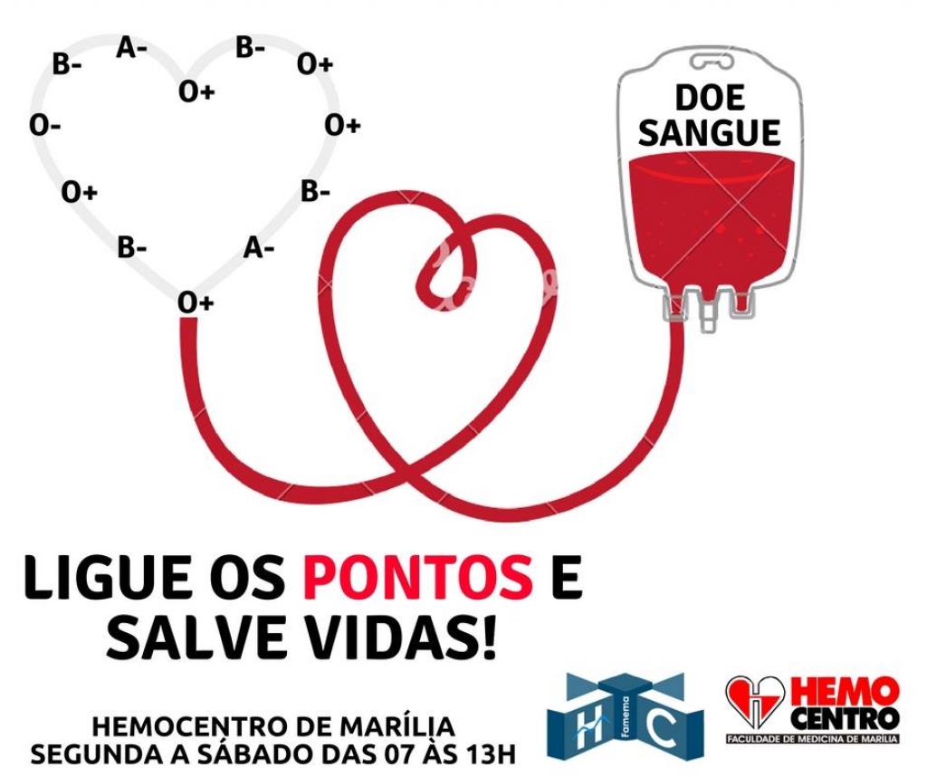 Hemocentro de Marília precisa de doações ‘urgentes’ de sangue