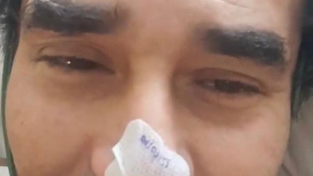 Luciano Szafir fala pela 1ª vez após internação e se emociona: "Estou vivo" Luciano Szafir fala pela 1ª vez após internação e se emociona: "Estou vivo"