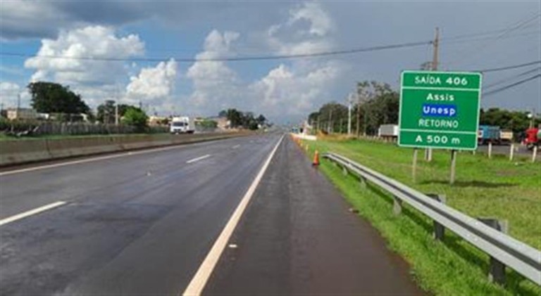 Obra de passarela vai interditar trecho da SP-333 em Assis