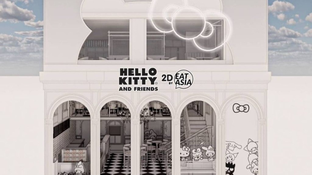 Divulgação/Eat Asia Hello Kitty and Friends 2D se junta com mais outros dois restaurantes na Liberdade da rede Eat Asia