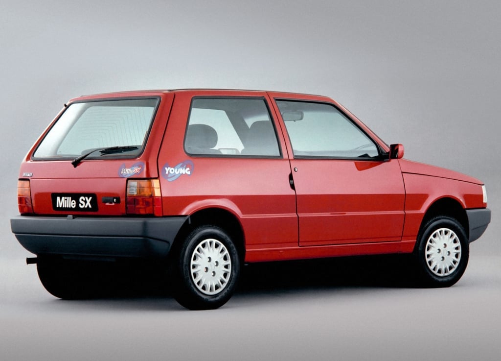 Fiat Uno Mille. Foto: Divulgação