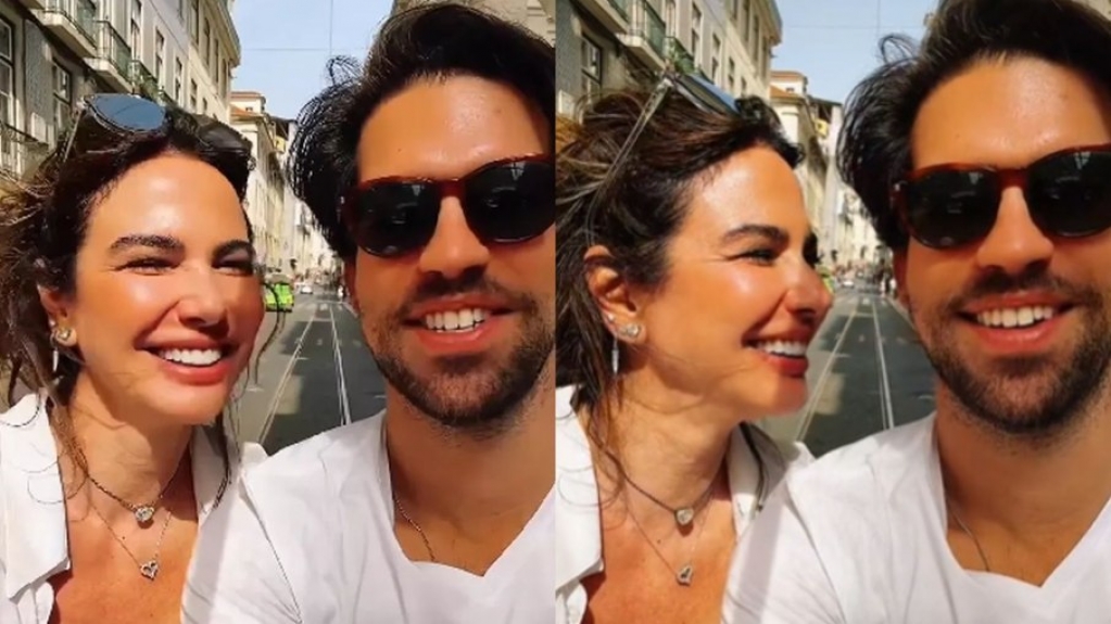 Luciana Gimenez curte viagem romântica com namorado por Portugal Luciana Gimenez curte viagem romântica com namorado por Portugal