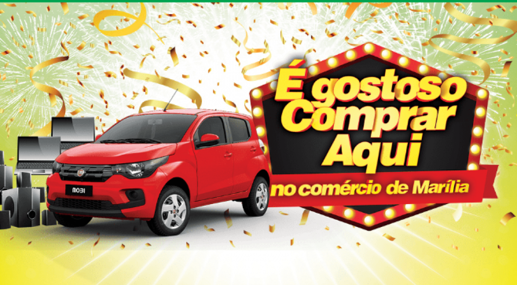 Promoção do comércio de Marília sorteia carro nesta quarta