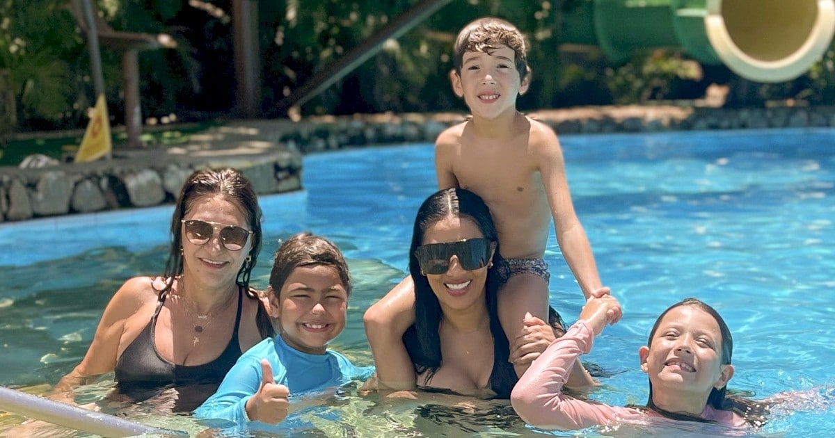 Simaria curte domingo de sol com família em Fortaleza