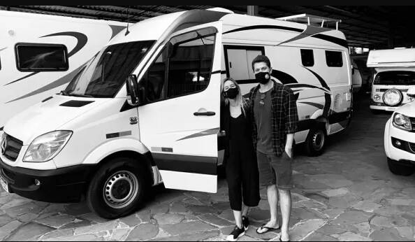 Caio Paduan e Cris Dias viajam de motorhome pelo Brasil. Foto: Reprodução/Instagram