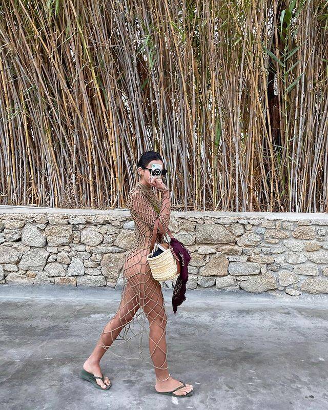 Bruna Marquezine em Mykonos, na Grécia. Foto: Instagram