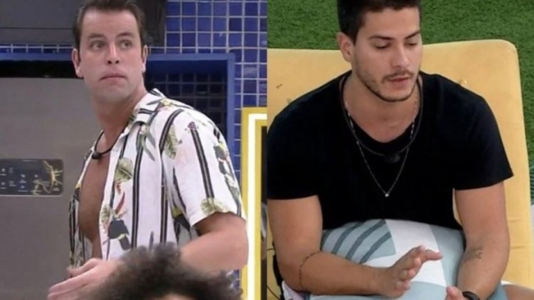 'BBB 22': Gustavo discute com Arthur Aguiar para defender Lucas