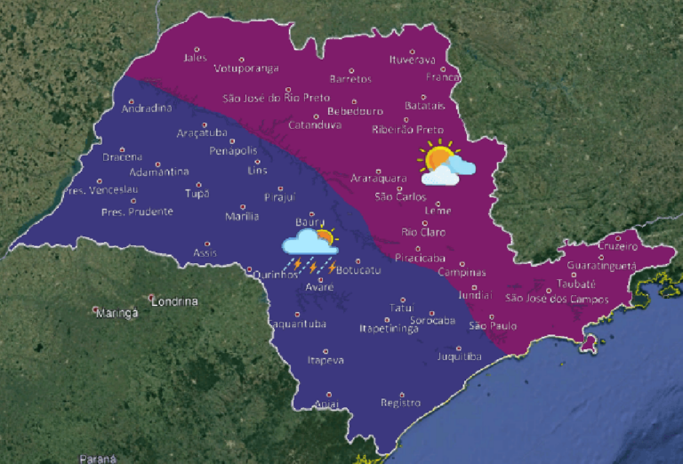 Próxima frente fria vai trazer chuva e baixar temperaturas; veja previsões