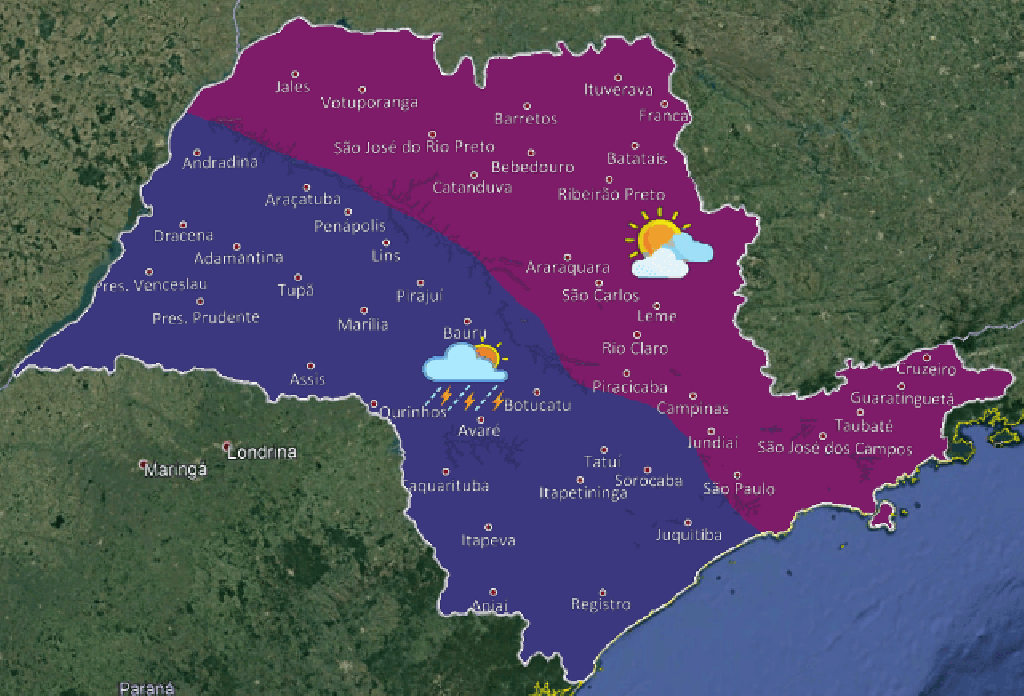 Próxima frente fria vai trazer chuva e baixar temperaturas; veja previsões