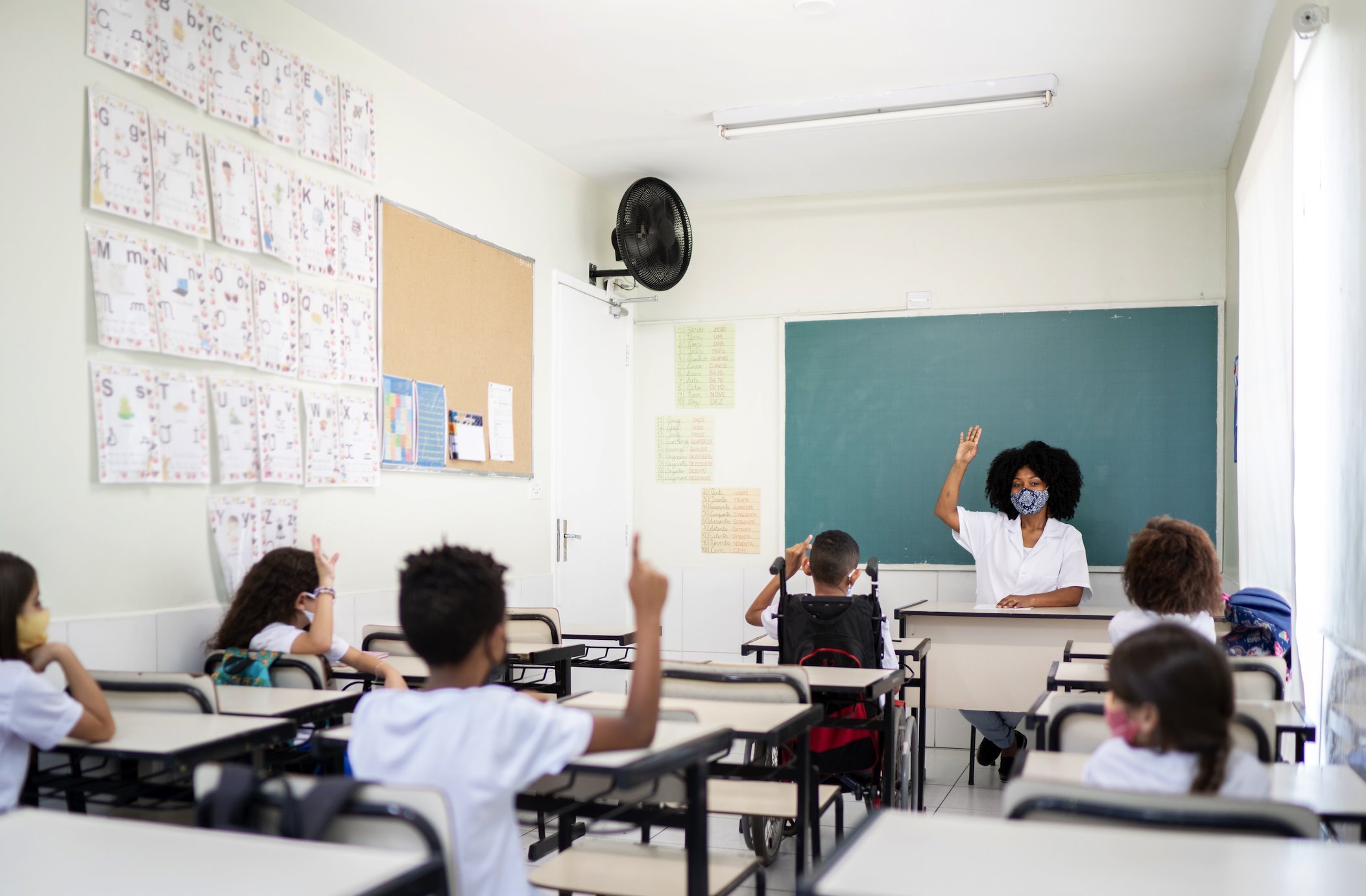 Crianças vacinadas podem frequentar a escola com mais segurança