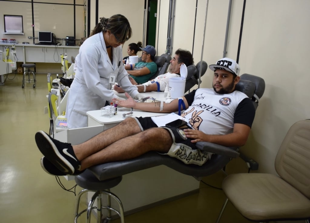 Campanha Sangue Corinthiano dobra coleta de doações no Hemocentro