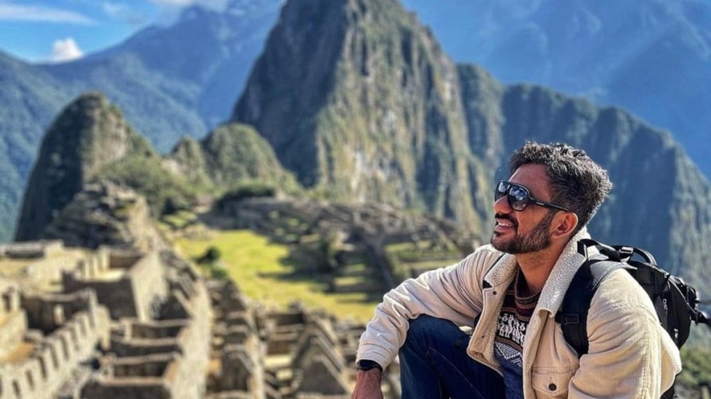 Reprodução/Instagram 12.09.2023 Vitor Vianna em Machu Picchu