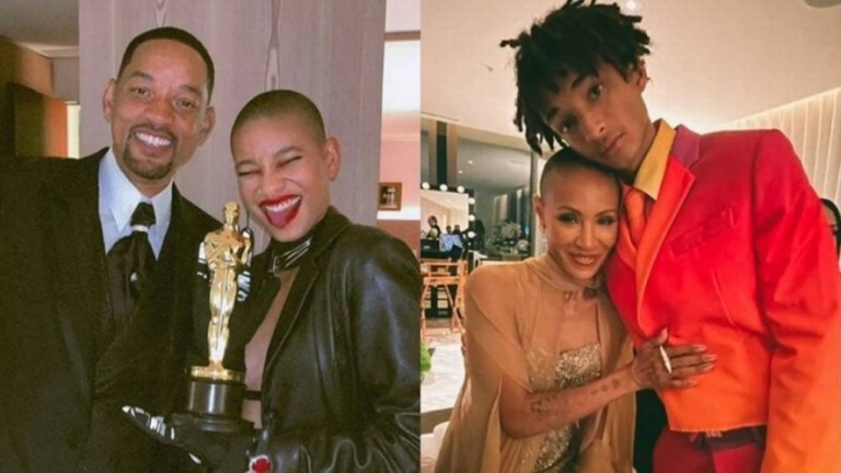 Filhos de Will Smith mostram apoio ao pai após briga no Oscar