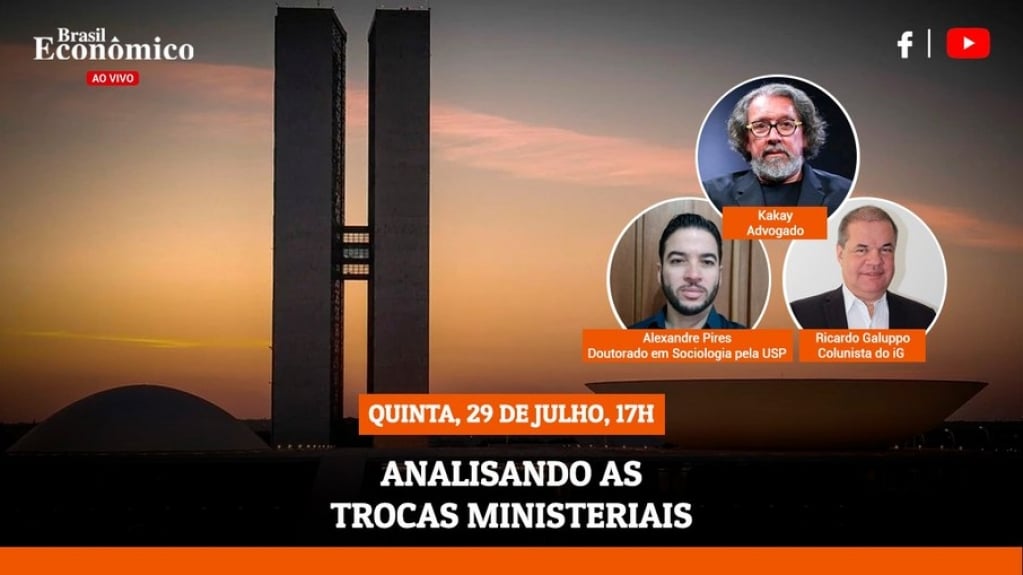 Brasil Econômico traz professor para analisar troca ministerial na live desta 5ª