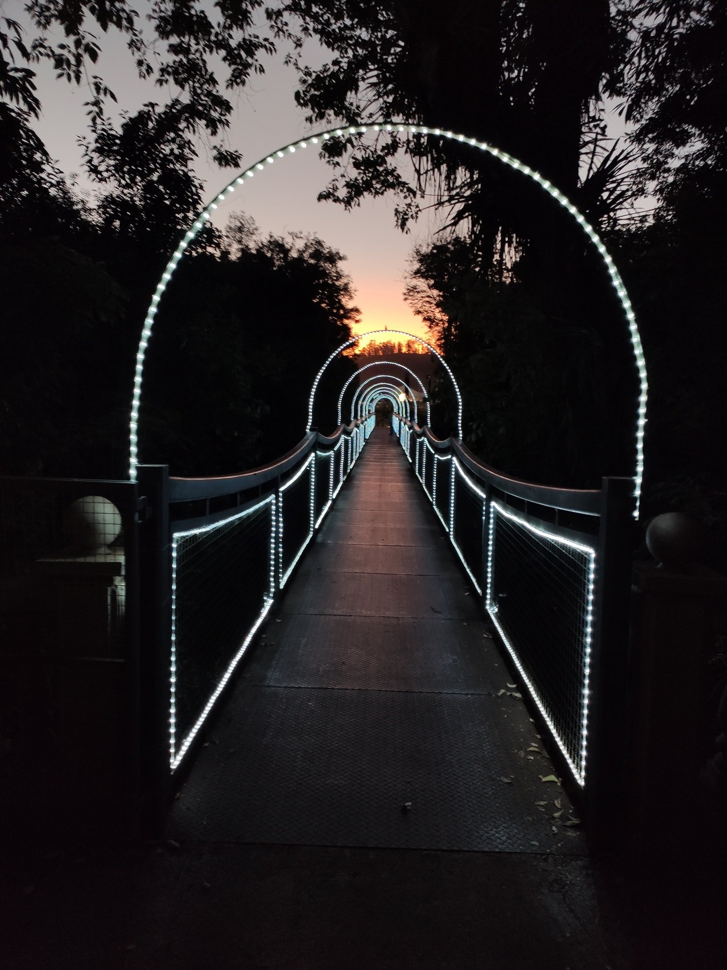 Ponte de acesso entre os dois resorts, Jardins e Lagos de Jurema. Foto: Renan Tafarel/Portal iG - 09/11/2022