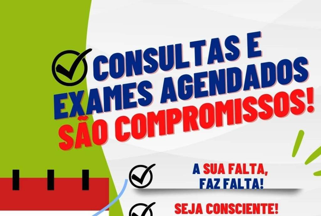 Saúde de Vera Cruz faz campanha contra faltas em consultas e exames