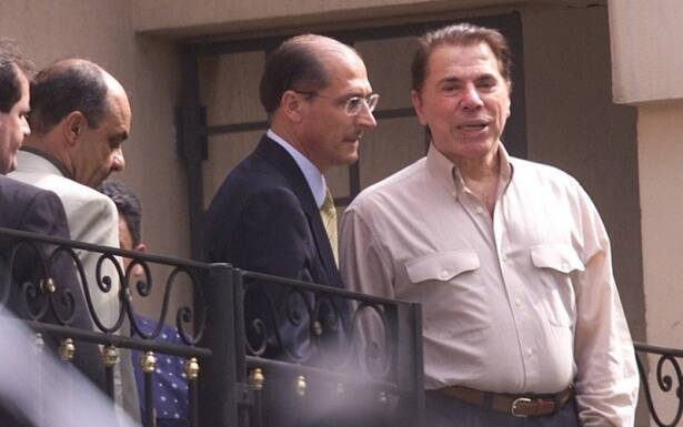 Silvio Santos e Geraldo Alckimin. Foto: YouTube