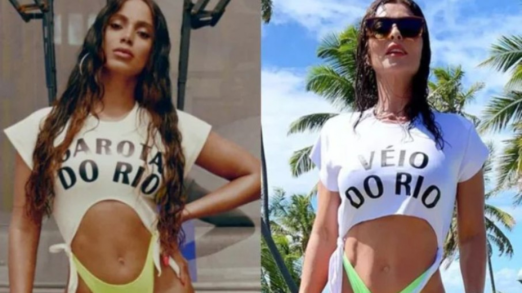 Juliana Paes recria figurino de Anitta e brinca: 'Velho do Rio'