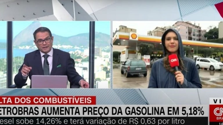 Ventania faz repórter da CNN enfrentar perrengue ao vivo; assista