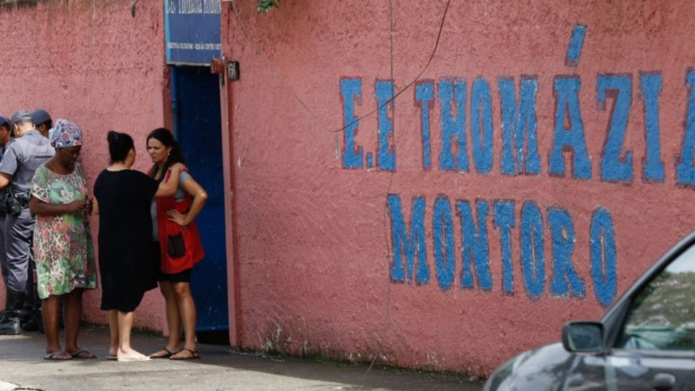 Fernando Frazão/Agência Brasil Escola Thomázia Montoro foi palco de um ataque a facas que causou a morte de uma professora