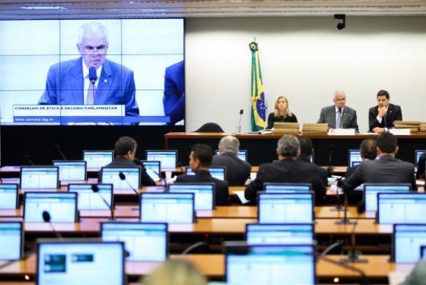 Conselho de ética da Câmara durante sessão nesta terça – Agência Brasil