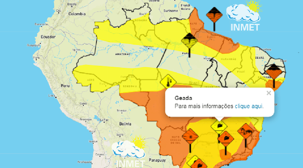 Meteorologia faz alerta de geada para sexta; onda de frio perde força no sábado