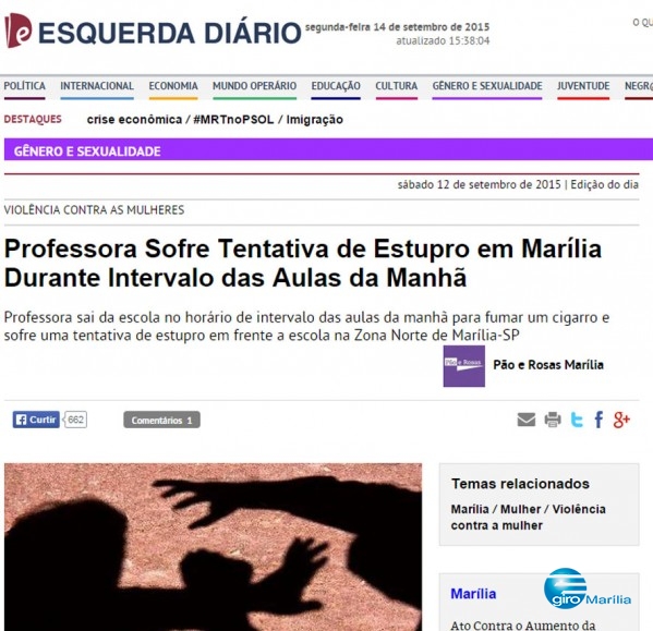 Apeoesp discute segurança após suposta agressão sexual a professora na zona norte