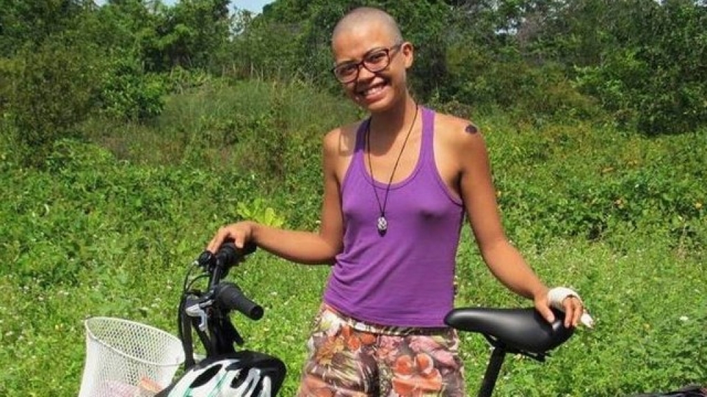 Alexia, 24, vítima de acidente durante expedição de ciclistas – Reprodução Facebook