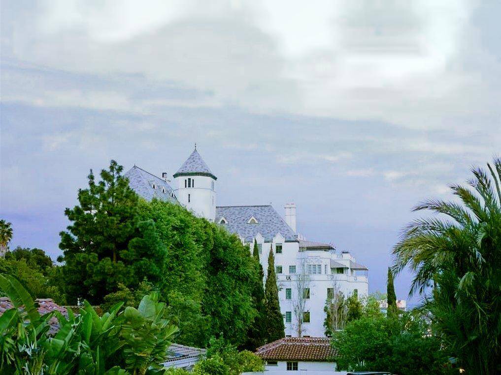 Chateau Marmont, em Los Angeles. Foto: Agoda